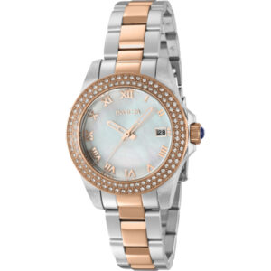 invicta angel quartz white dial ladies watch 36076