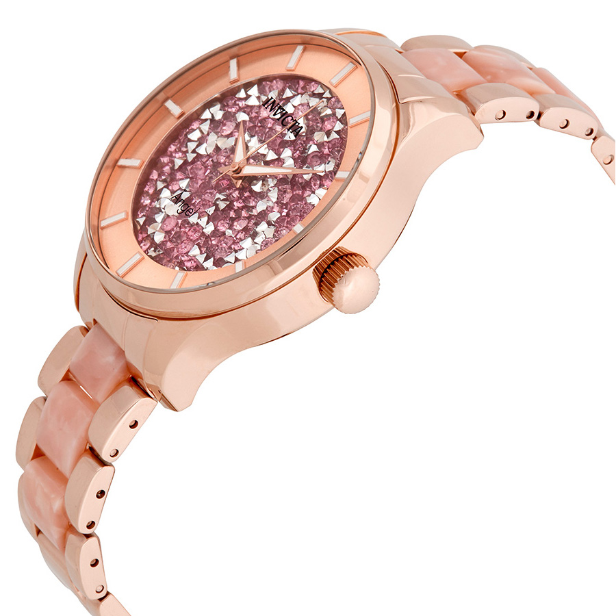 invicta angel rose dial ladies watch 24663 invicta angel rose dial ladies watch 24663