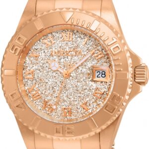 invicta angel silver glitter dial ladies watch 22708