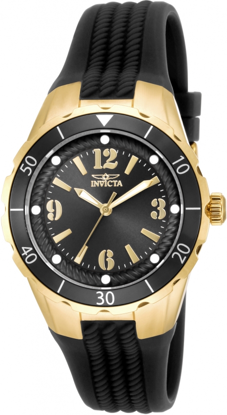 invicta angel zager exclusive quartz black dial ladies watch 17486 invicta angel zager exclusive quartz black dial ladies watch 17486