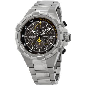 Витрина invicta aviator chronograph black dial men's watch 28108