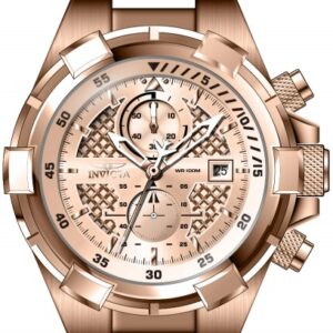 Витрина invicta aviator chronograph rose gold dial men's watch 28128