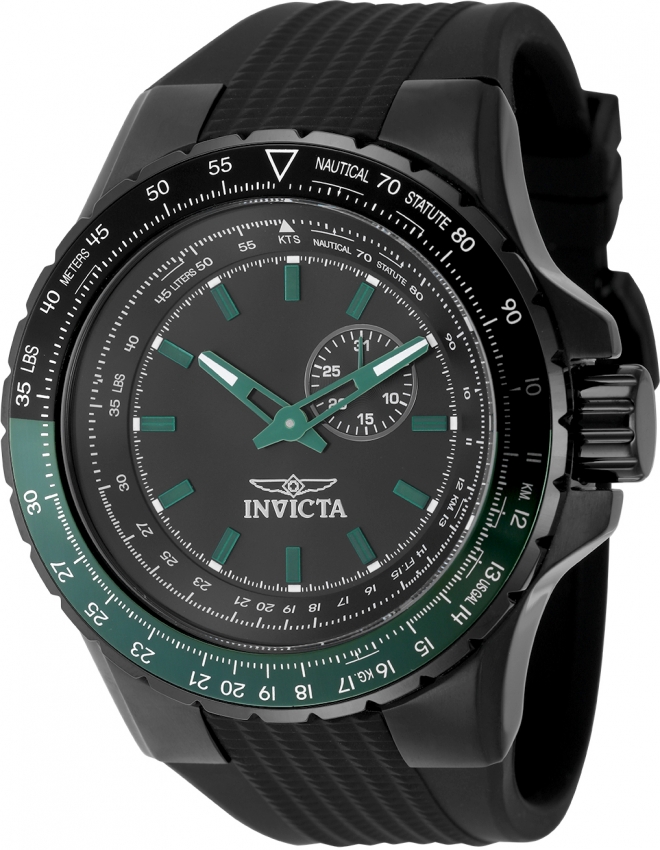 invicta aviator quartz black dial men's watch 49731 invicta aviator quartz black dial men's watch 49731