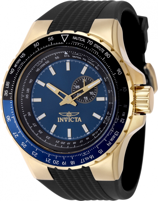 invicta aviator quartz blue dial men's watch 49719 invicta aviator quartz blue dial men's watch 49719