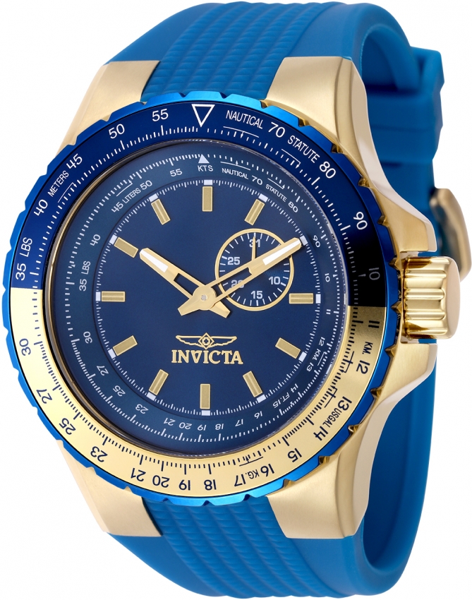 invicta aviator quartz blue dial men's watch 49732 invicta aviator quartz blue dial men's watch 49732