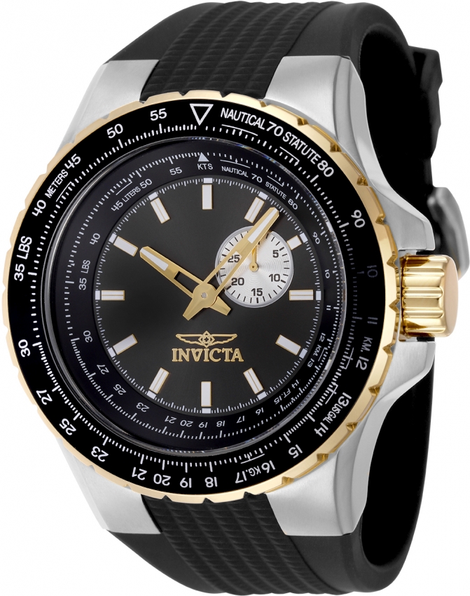 invicta aviator quartz gunmetal dial men's watch 49718 invicta aviator quartz gunmetal dial men's watch 49718