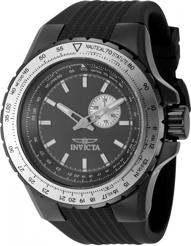 invicta aviator quartz gunmetal dial men's watch 49720 invicta aviator quartz gunmetal dial men's watch 49720