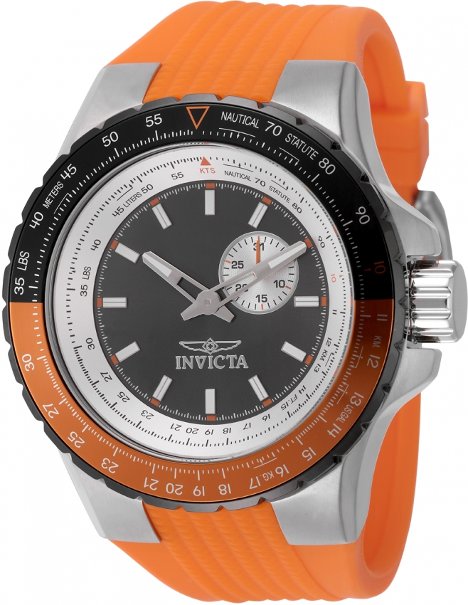 invicta aviator quartz gunmetal dial men's watch 49721 invicta aviator quartz gunmetal dial men's watch 49721