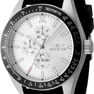 Home invicta aviator quartz silver dial men's watch 48855