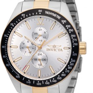 Home invicta aviator quartz silver dial men's watch 48861