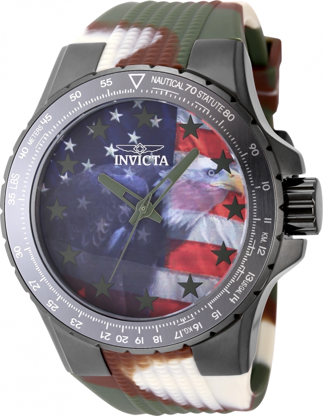 invicta aviator red and white and blue dial men's watch 48956 invicta aviator red and white and blue dial men's watch 48956
