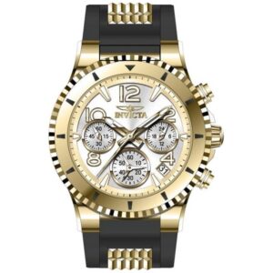 Витрина invicta blu chronograph gmt quartz silver dial ladies watch 49804