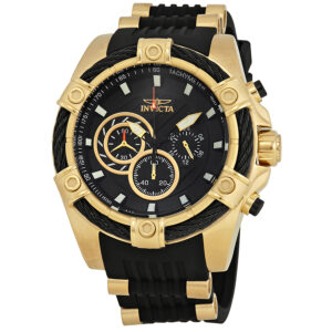 Home invicta bolt chronograph black dial men's watch 26818