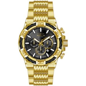 Витрина invicta bolt chronograph gmt quartz black dial men's watch 49905