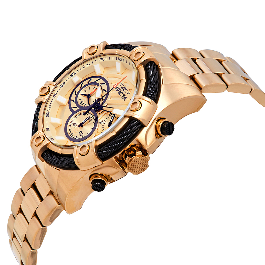 invicta bolt chronograph gold dial men's watch 25515 invicta bolt chronograph gold dial men's watch 25515