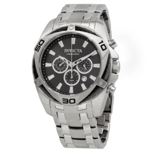 invicta bolt chronograph quartz black dial men's watch 32372