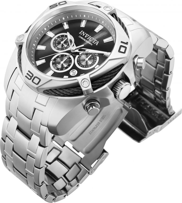 invicta bolt chronograph quartz grey dial men's watch 34118 invicta bolt chronograph quartz grey dial men's watch 34118