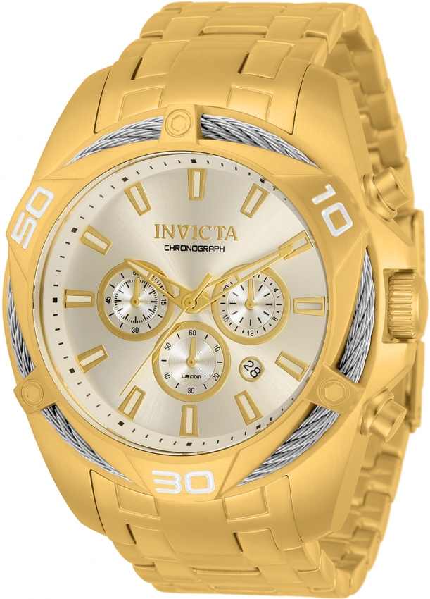 invicta bolt chronograph quartz silver dial men's watch 34121 invicta bolt chronograph quartz silver dial men's watch 34121