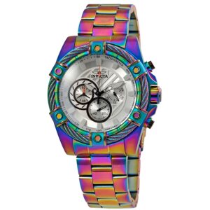 Home invicta bolt chronograph white dial men's watch 25520