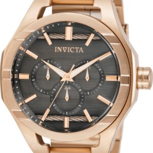 Home invicta bolt quartz charcoal dial men's watch 31834