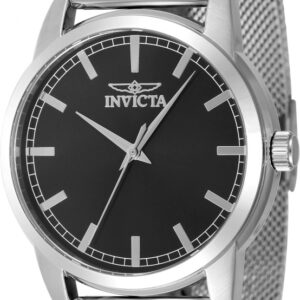 Home invicta celestial quartz black dial men's watch 48504