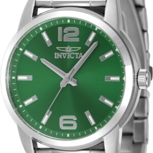 invicta celestial quartz green dial men's watch 48494