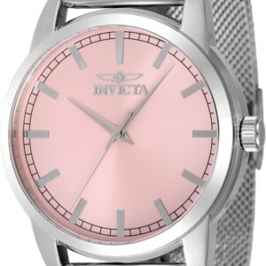 Home invicta celestial quartz pink dial men's watch 48510