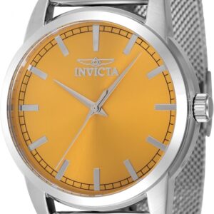 Home invicta celestial quartz yellow dial men's watch 48506