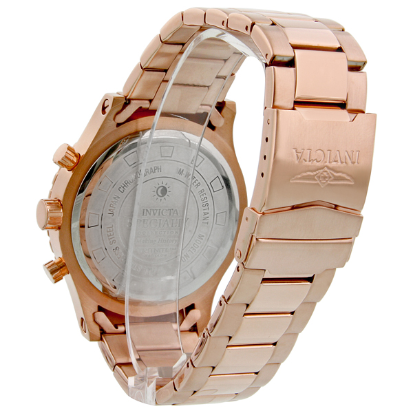 invicta elegant ocean chronograph rose dial rose gold tone men's watch 1271 invicta elegant ocean chronograph rose dial rose gold tone men's watch 1271