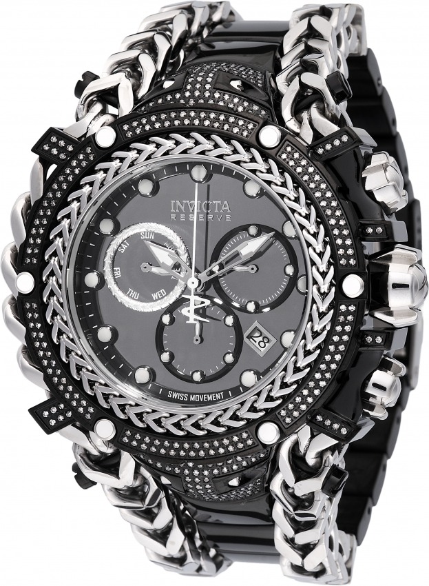 invicta gladiator chronograph quartz diamond black dial men's watch 48419 invicta gladiator chronograph quartz diamond black dial men's watch 48419