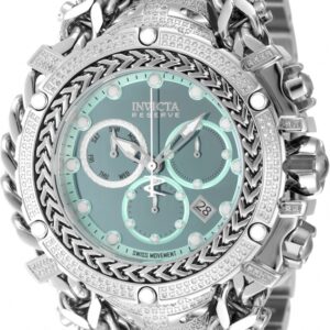 Home invicta gladiator chronograph quartz diamond turquoise dial men's watch 48416