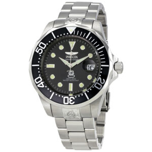 Home invicta pro diver grand diver automatic black dial men's watch 3044