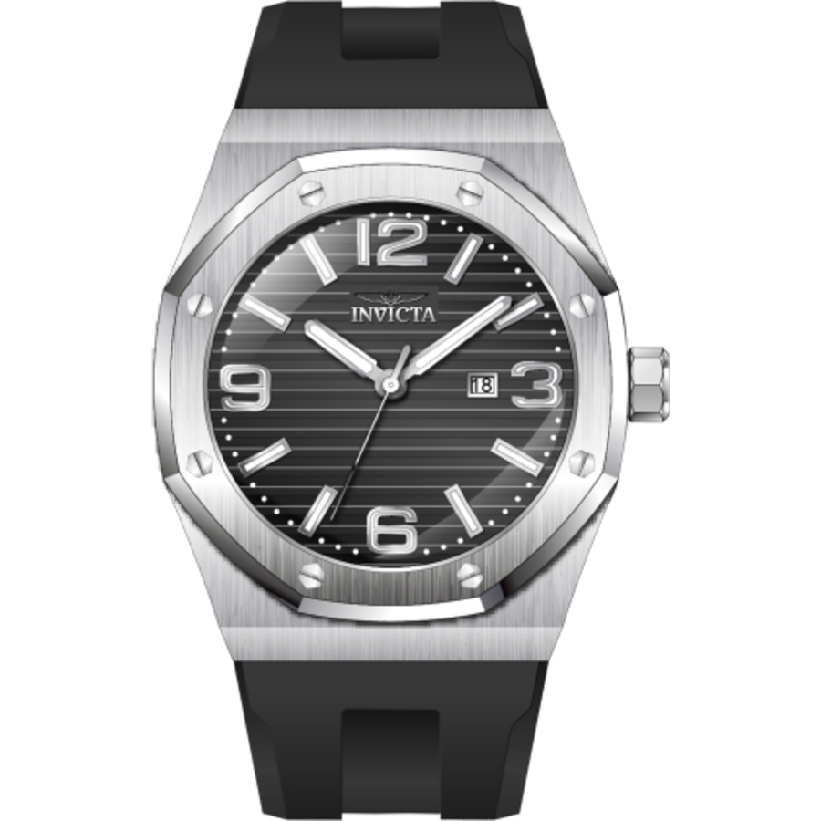 invicta huracan quartz black dial men's watch 45772 invicta huracan quartz black dial men's watch 45772