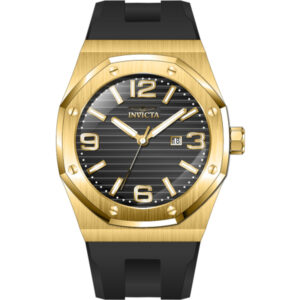 Home invicta huracan quartz black dial men's watch 45776