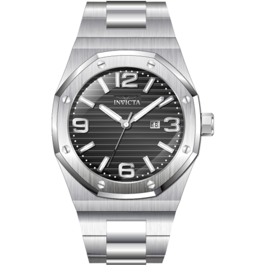 invicta huracan quartz black dial men's watch 45781 invicta huracan quartz black dial men's watch 45781