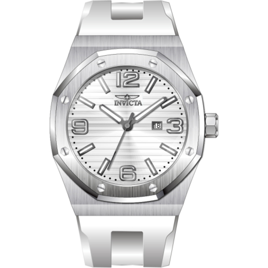 invicta huracan quartz date silver dial men's watch 45774 invicta huracan quartz date silver dial men's watch 45774