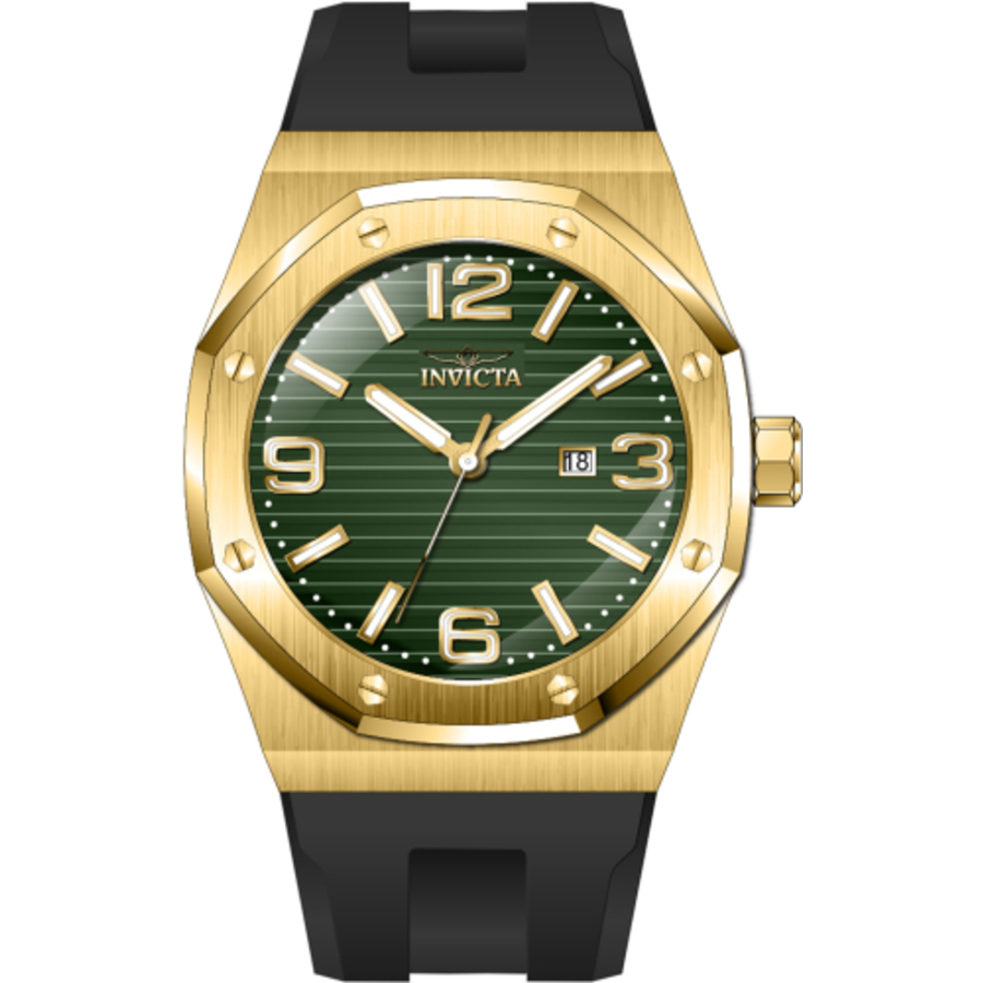 invicta huracan quartz green dial men's watch 45777 invicta huracan quartz green dial men's watch 45777
