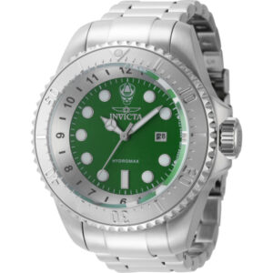 Home invicta hydromax quartz green dial dive men's watch 44745