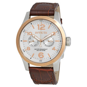 invicta i force multi function silver dial men's watch 13010