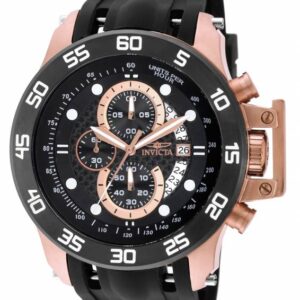 Витрина invicta i force chronograph black carbon fiber dial black polyurethane men's watch 19254