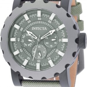Home invicta i force quartz olive green dial men's watch 47586