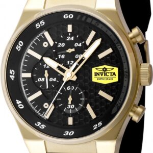 Home invicta invicta racing chronograph gmt quartz black dial men's watch 48875