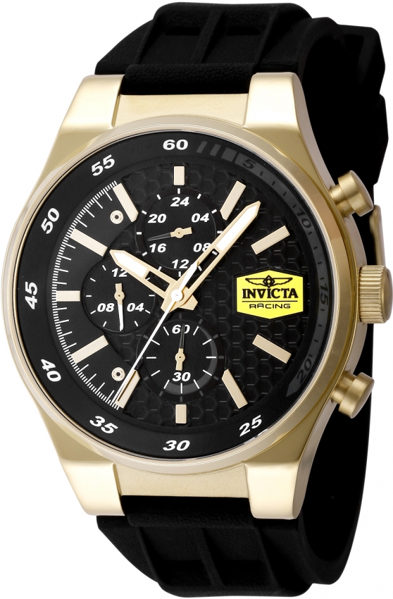 invicta invicta racing chronograph gmt quartz black dial men's watch 48875 invicta invicta racing chronograph gmt quartz black dial men's watch 48875