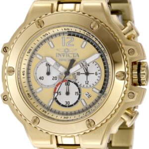 Home invicta invicta racing chronograph gmt quartz gold dial men's watch 48317