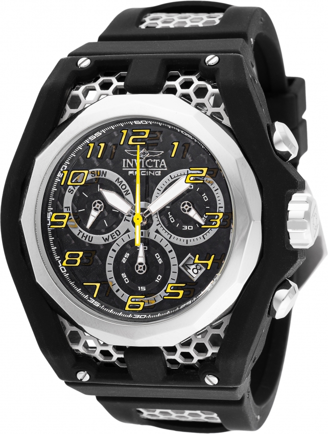 invicta invicta racing chronograph quartz black dial men's watch 47207 invicta invicta racing chronograph quartz black dial men's watch 47207