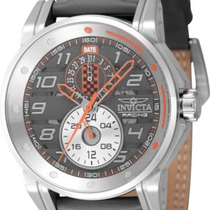 Витрина invicta invicta racing gmt quartz gunmetal dial men's watch 47535