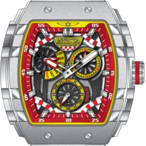 Витрина invicta invicta racing yellow and red and black dial men's watch 49221