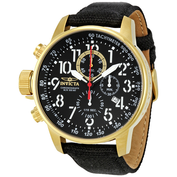 invicta i force lefty chronograph black dial gold tone lefty men's watch 1515 invicta i force lefty chronograph black dial gold tone lefty men's watch 1515
