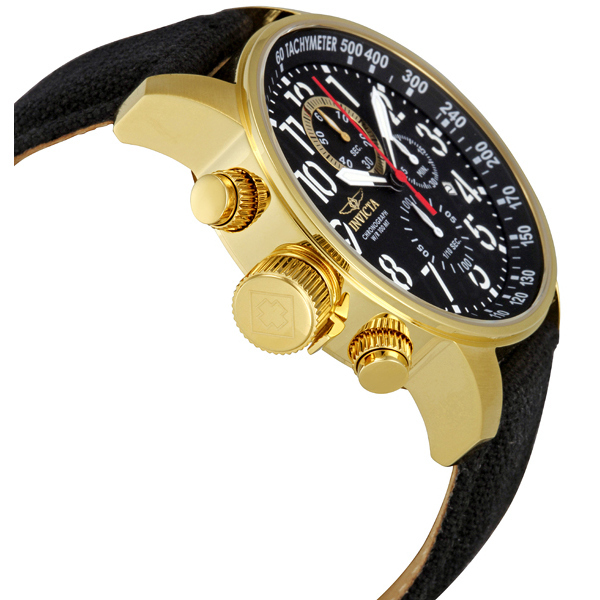 invicta i force lefty chronograph black dial gold tone lefty men's watch 1515 invicta i force lefty chronograph black dial gold tone lefty men's watch 1515