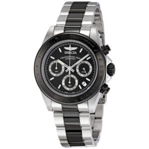 invicta speedway chronograph black dial men's watch 6934